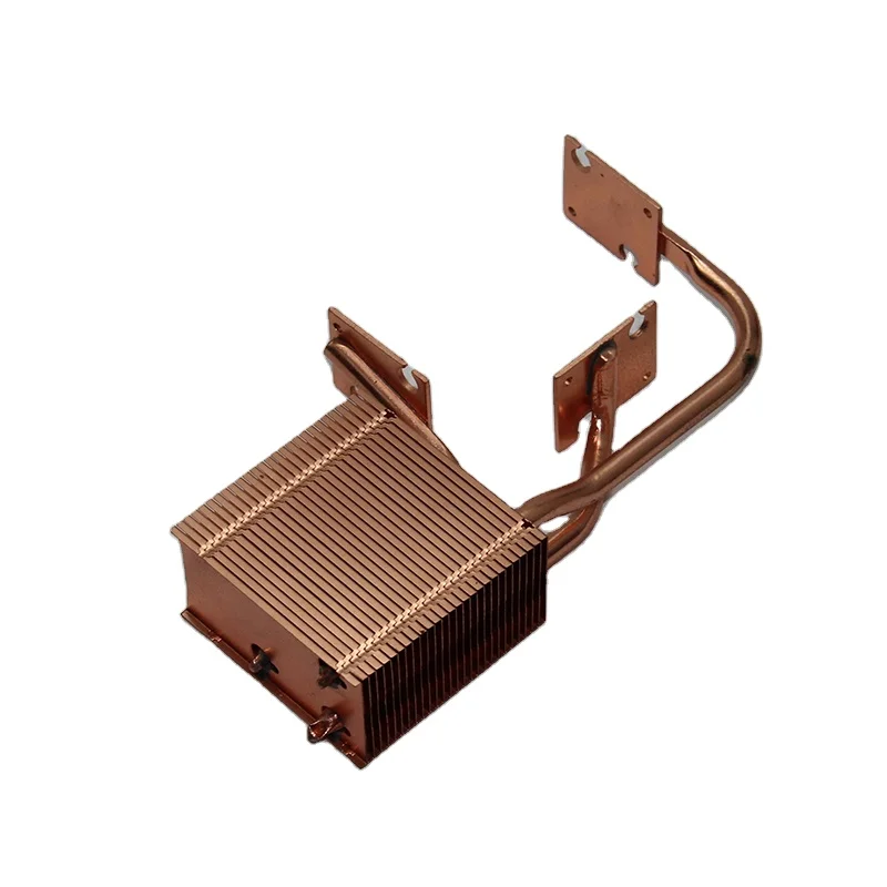 FM custom oem heatsink heat sink copper stamped fin with heatpipe pipe folded zipper sinter for led 600w cooling radiat 500w