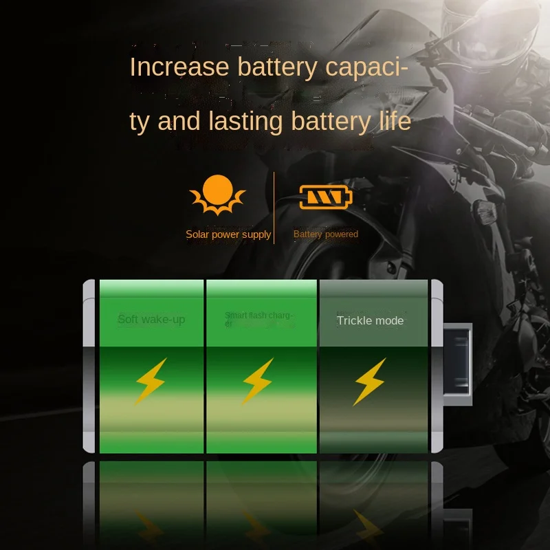 SY304 Safety Alarm Monitor System External Sensor Bicycle Motorbike  Solar Motorcycle Tire Pressure Monitor TPMS