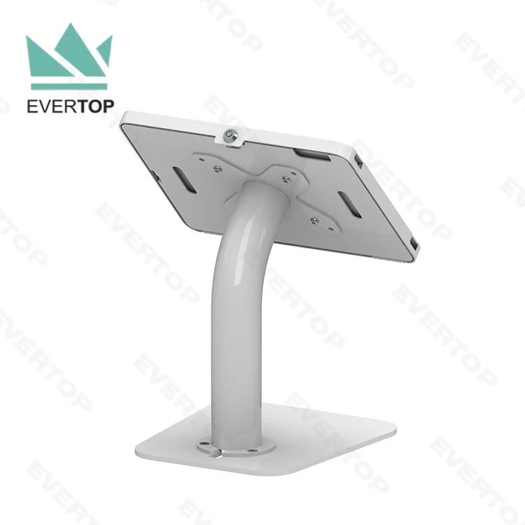 LST10-H Metal Enclosure Counter top Tabletop iPad Kiosk Anti theft Tabletop Tablet Kiosk Stand Tablet pc Kiosk With Lock