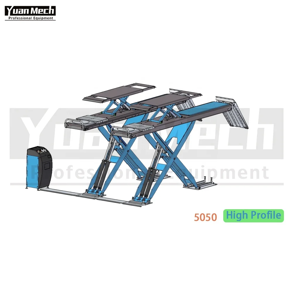 1.200mm 5T Big Scissor Lift Car Lift- Premium Segment  Car Repair Equipment on Driveway Ramp
