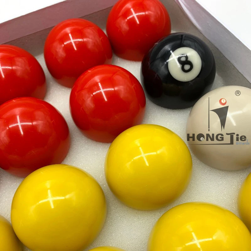 Hongjie Billiard High quality and Economic Billiard casino ball, yellow and red pool balls