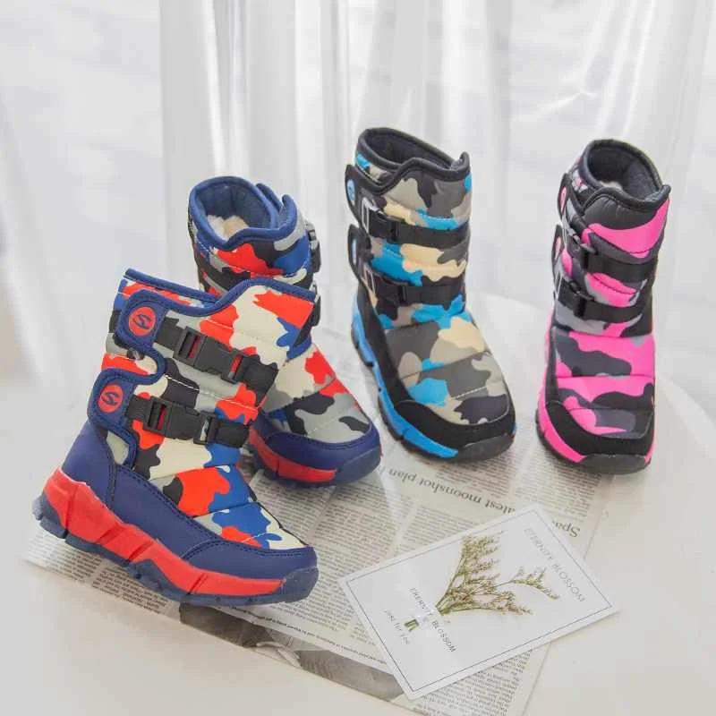 
Amazon Hot Selling Snow Boots Kids Winter Shoes Girls With Best Quality Kid Baby Boots 