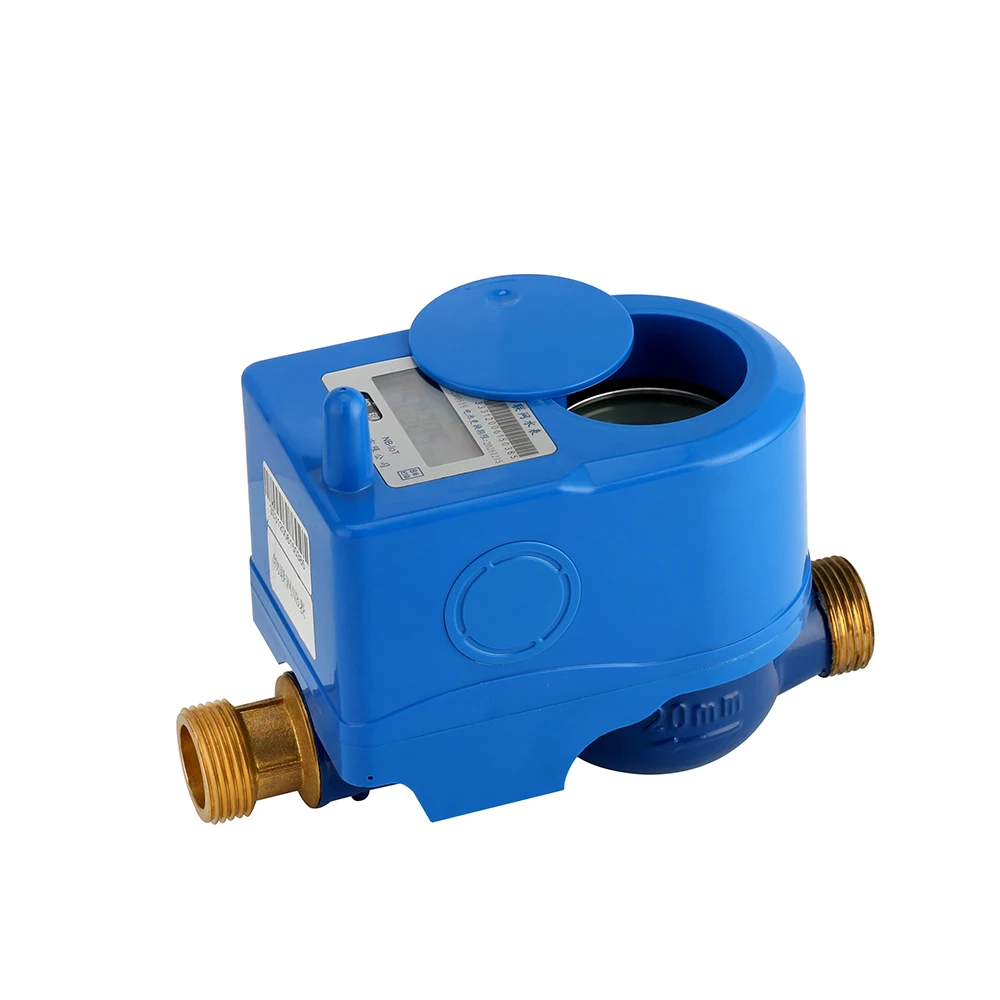 Ningshui Wireless Remote Reading class b brass smart water meter prepaid meter support Lora LoRaWAN NB-IoT mbus