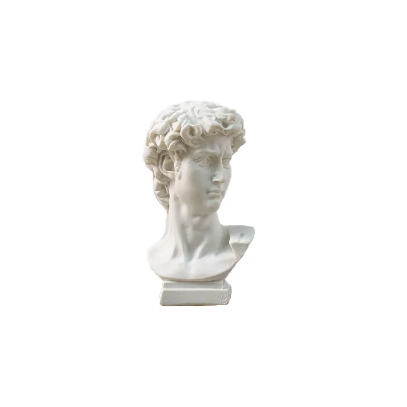 David Head Plaster Statue Nails Photography Decorations Nail Art  Classical sculpture 8 to choose Photo Props