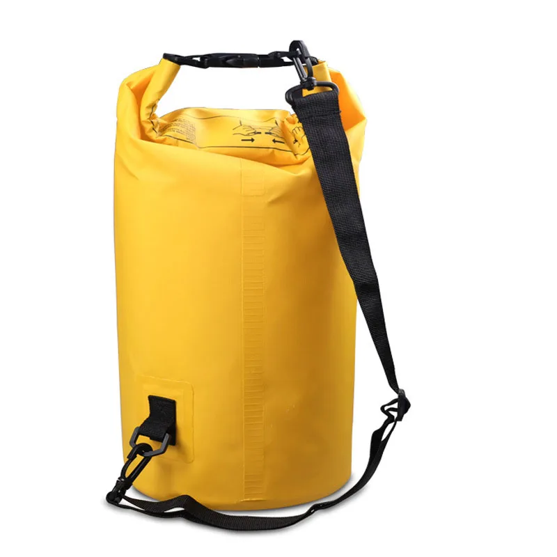 Best Seller 10L Waterproof Dry Bag Lightweight PVC Backpack for Kayaking Rafting Boating Swimming Camping Hiking Beach Fishing