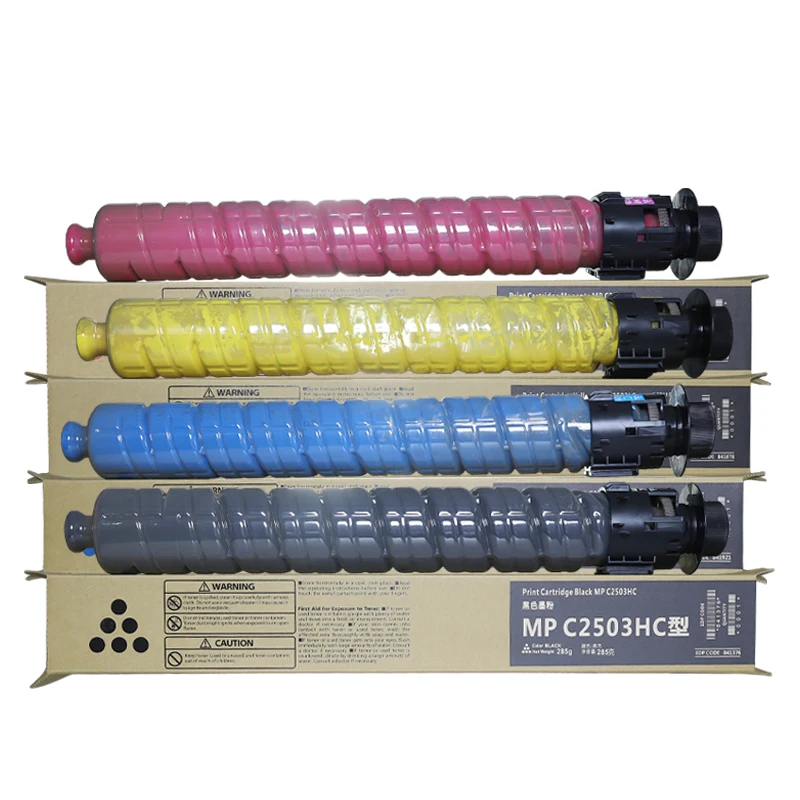 Совместимый с rricoh MPC2003 MPC2011 MPC2503 MPC2004 MPC2504 большим чипом копировальный картридж тонером