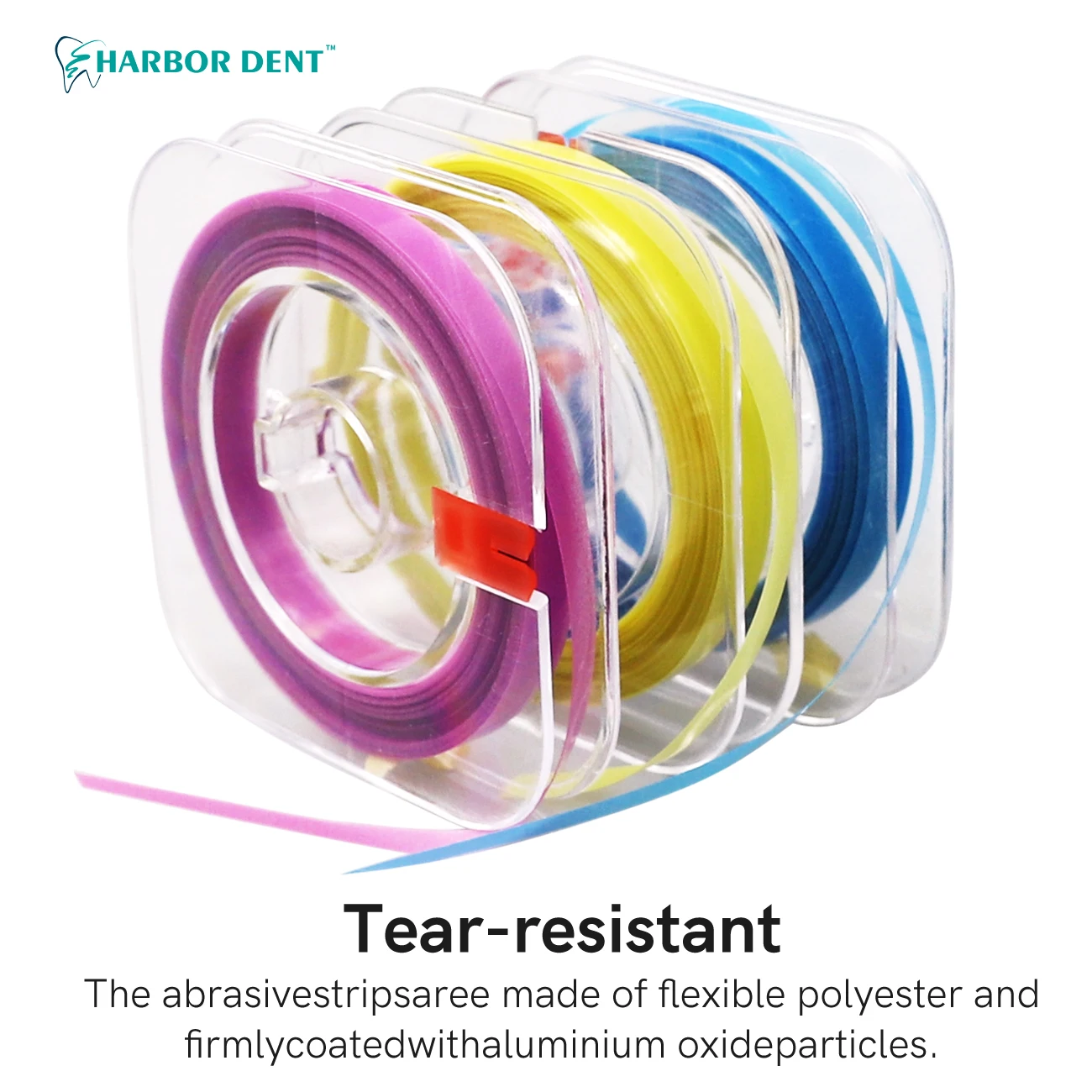 1 Roll 6m*4mm Resin Tooth Grinding Sanding Teeth Whitening Dental Polishing Strips Polyester Film Matrix Strips