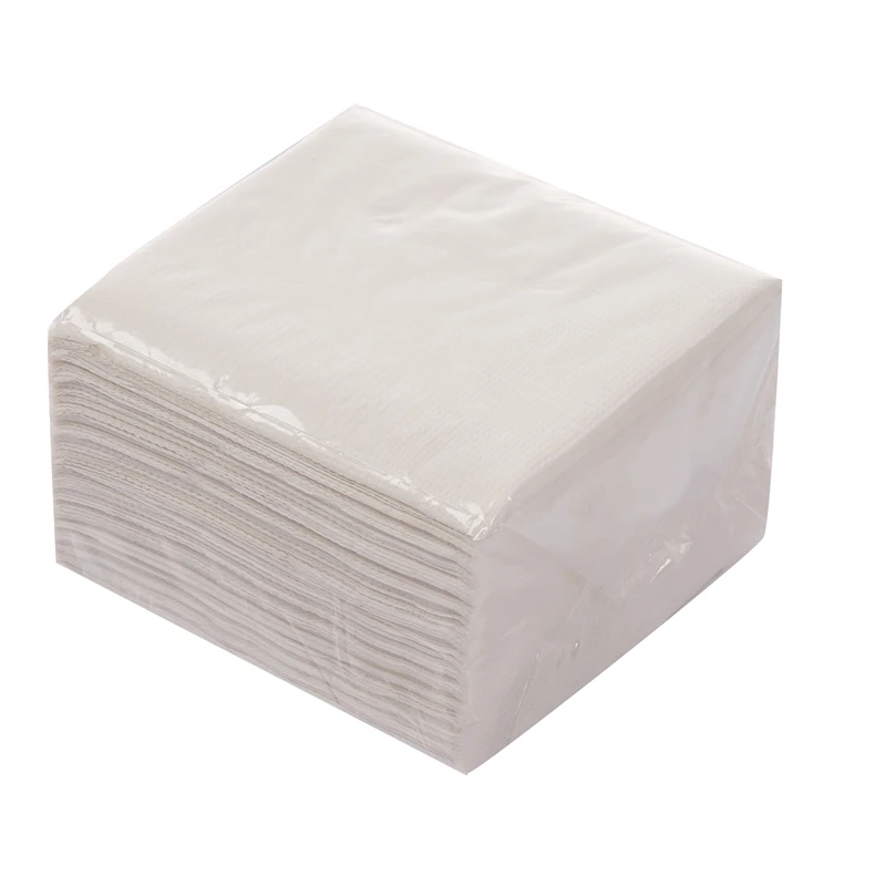 Wholesale napkins paper custom disposable 30x30 cm 1 ply paper table napkin