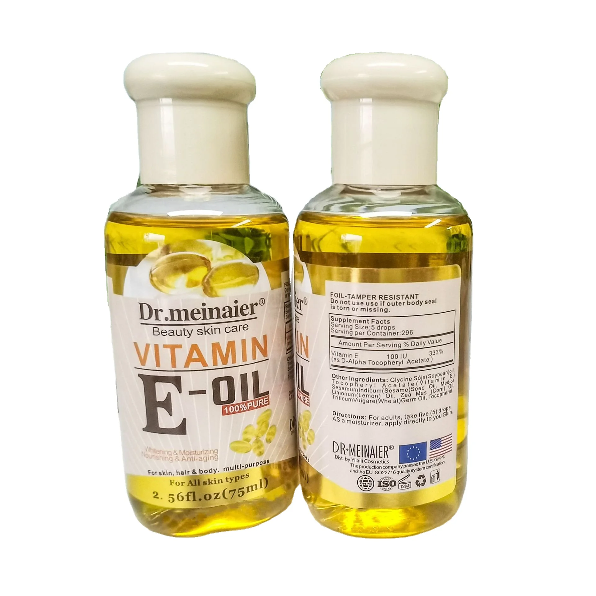 Vitamin Essential Oil Natural VE Massage Oil Skin Body Care Moisture Multi-purpose 100% Natural Herbal Vitamin E Oil