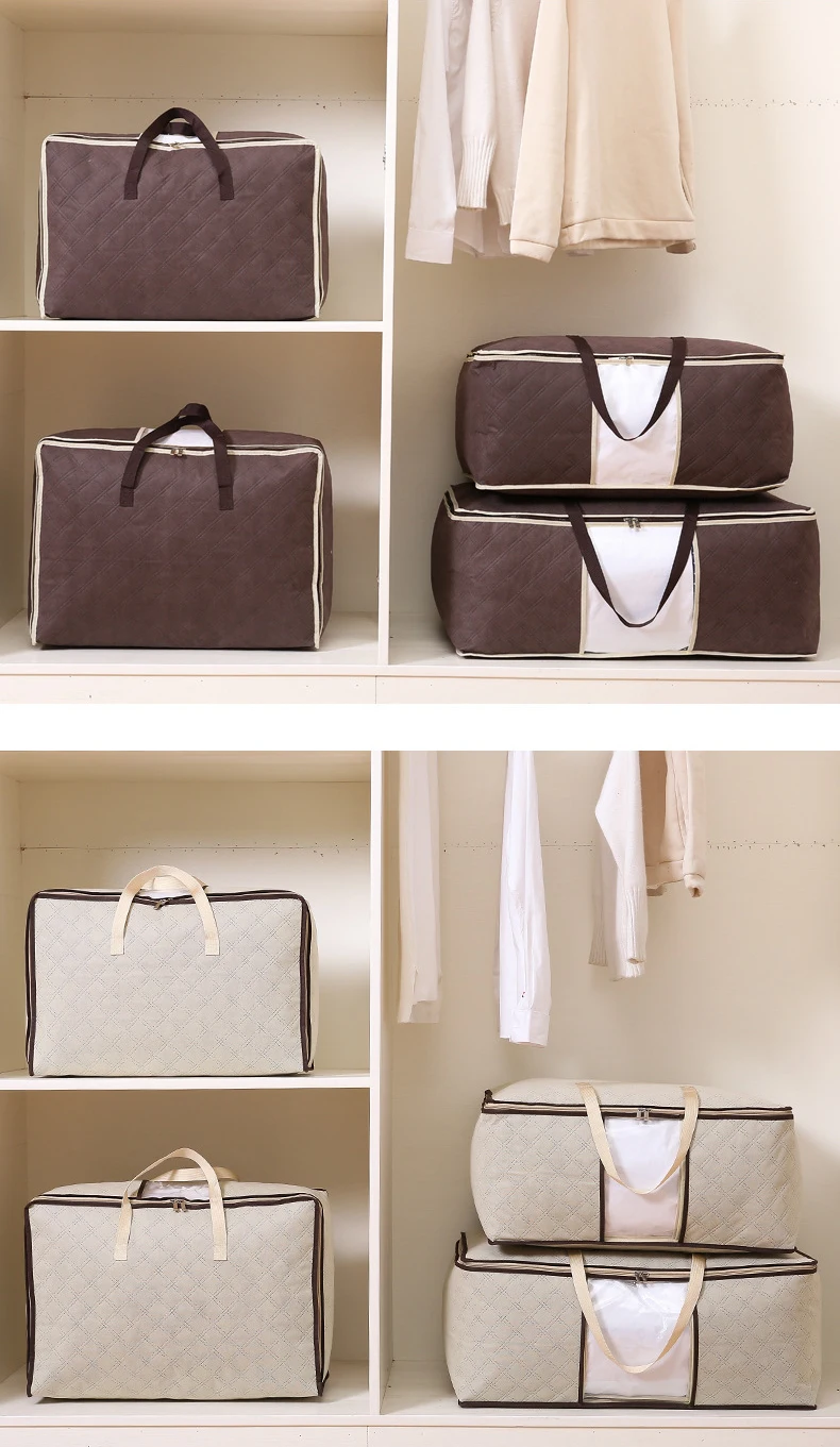 2021Hot Selling Large Capacity Quilt Storage Bag Blanket Bag Comforter Storage