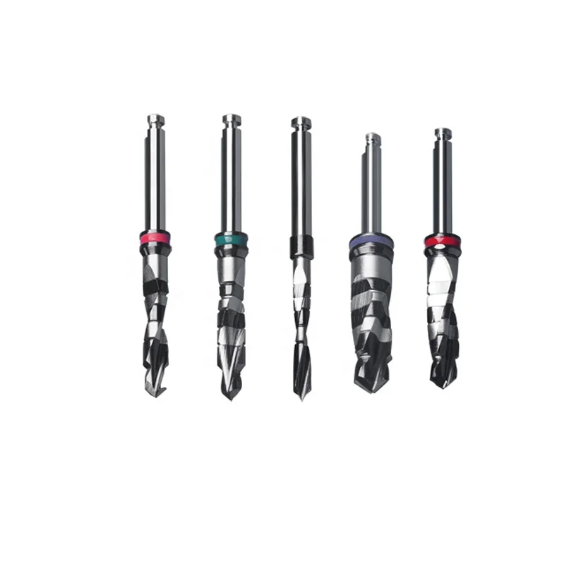 Implant Pilot twist conical drill bit Zirconia Reamer Stopper drill On sale