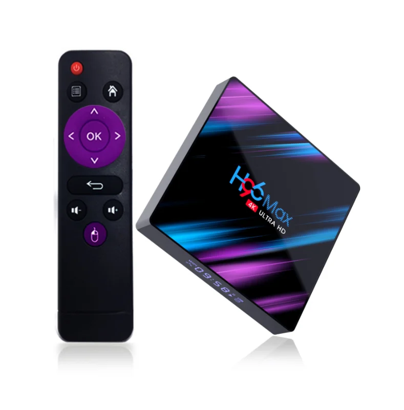 Selling Android 10 Tv Box Allwinner H96 Max  4gb 32gb Quad Core Tv Box 4k Android Set-top Box