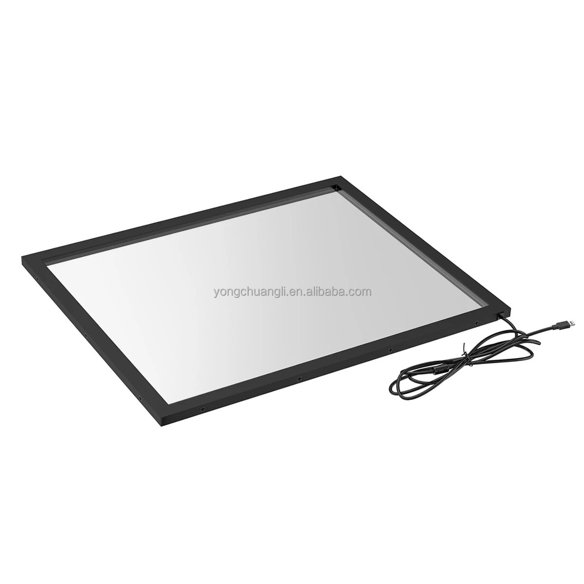 21.5 inch 10 touch  points IR touch screen frame Multi Touch Screen plane with USB glass manufacturer