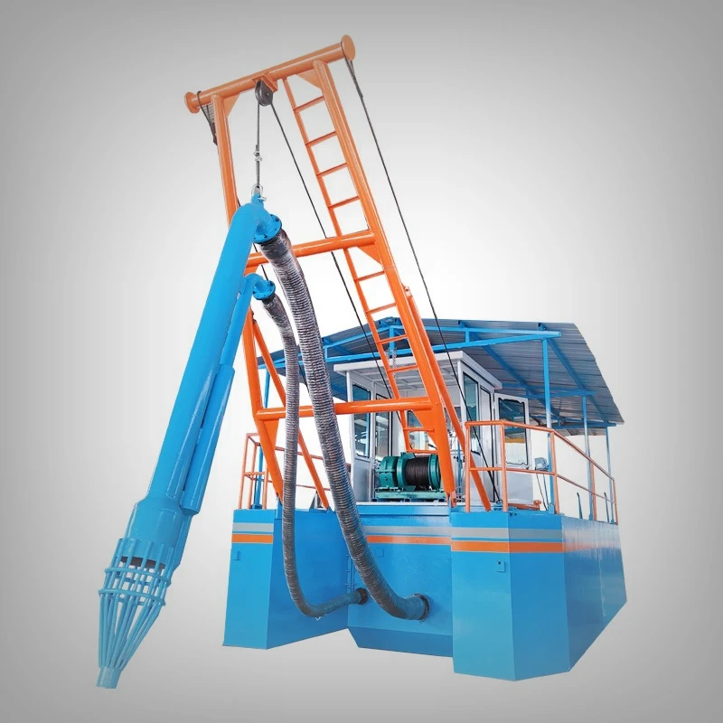 Manila Land Reclamation 14 inch Jet Sand Suction Pump Dredger With  300 m3/h Sand Capacity Discharge  1000 m