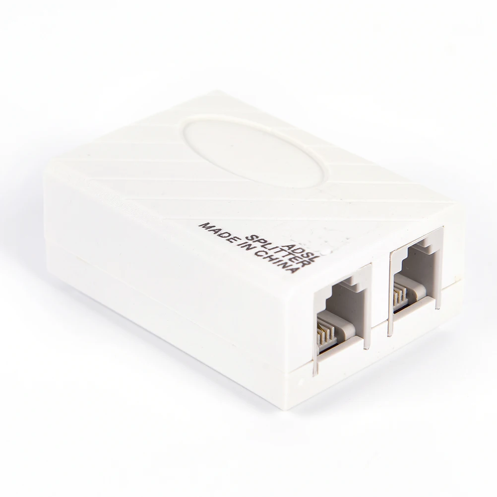 Разветвитель ADSL для телефонной линии соединитель модема RJ11 RJ45 сетевой Lan Кабельный
