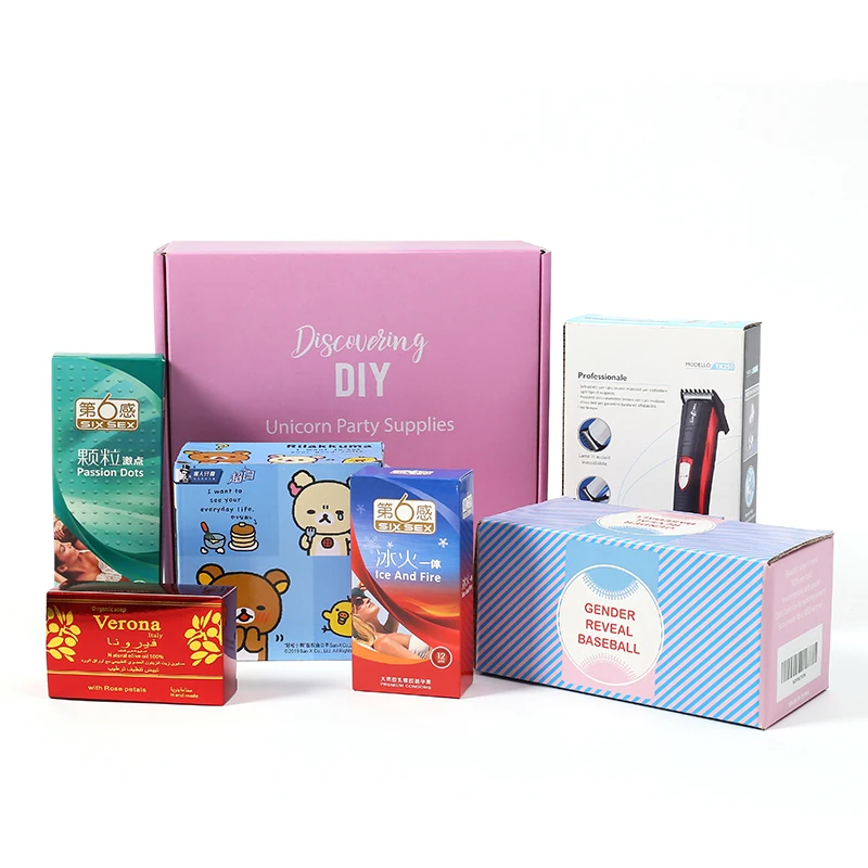 custom paper box for gift package with good price