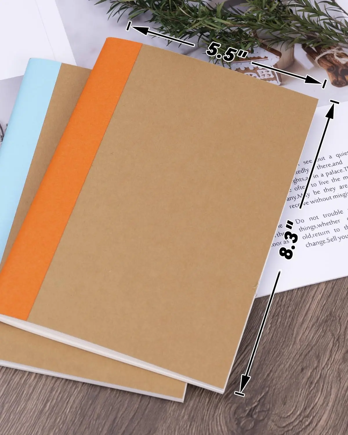 Wholesale Staple Bound Rainbow Spine Notebook 100 sheets Ruled Line A5 Composition Book For School Students Stationery Supplies
