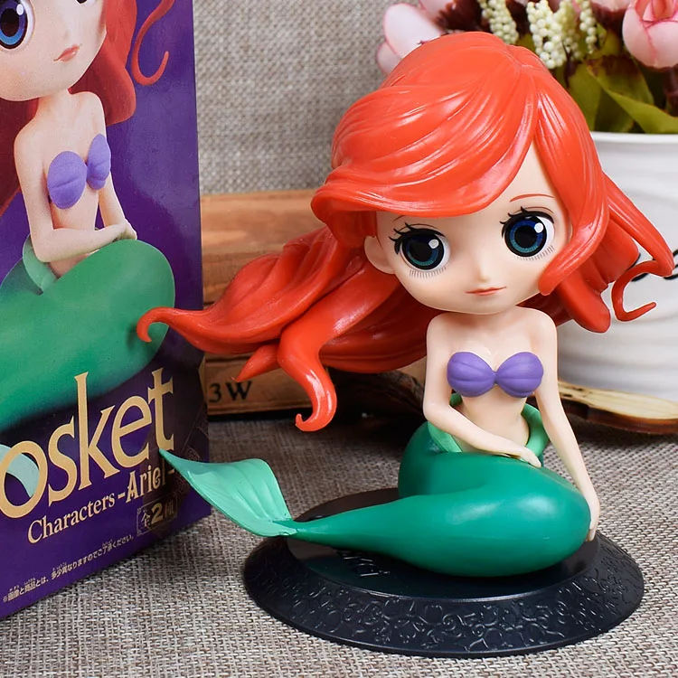  Cake Topper Decoration Toy Hot Selling Mermaid Snow White Belle Cinderella Princess Action Figures Cute Toys for