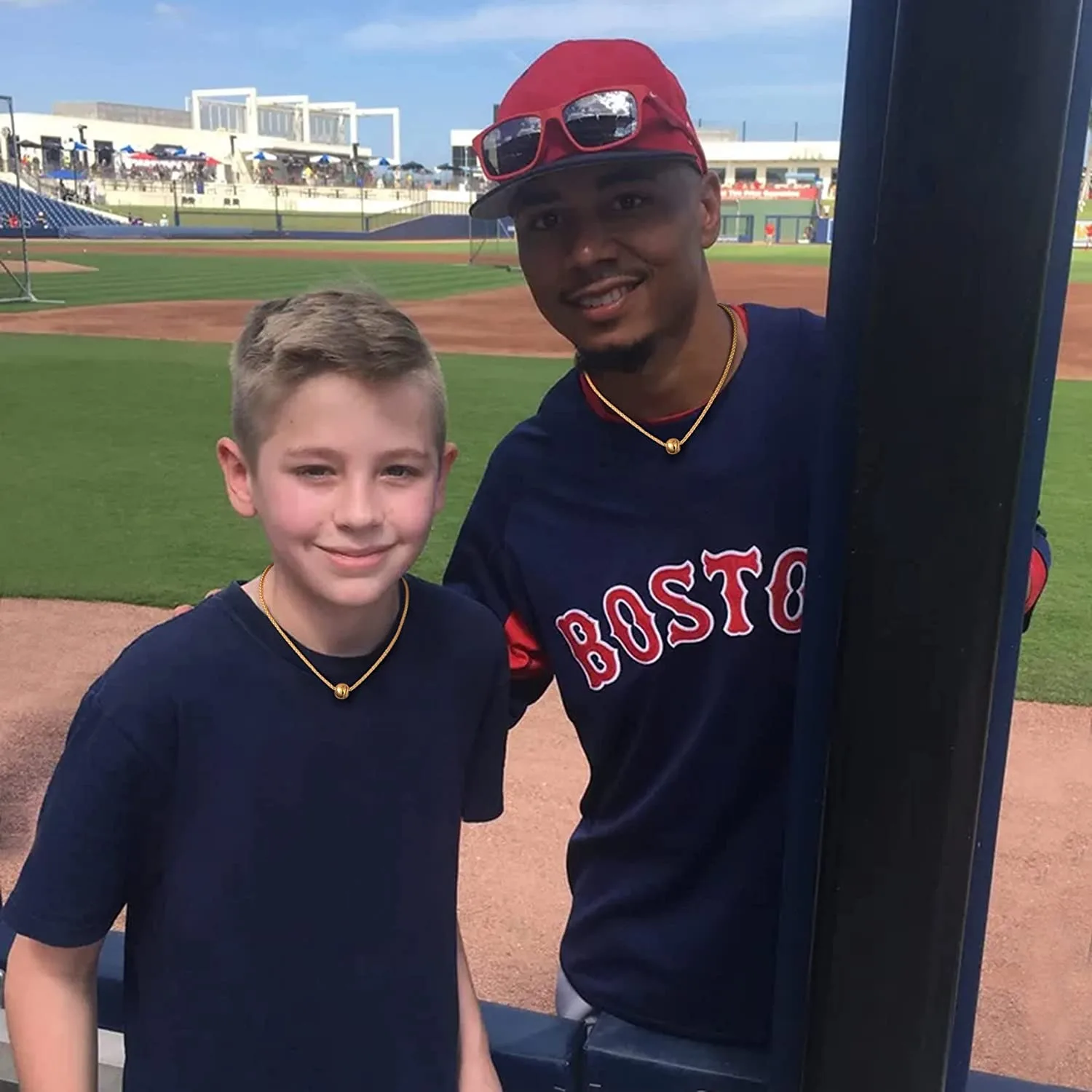 Custom Handmade Necklaces with Football Soccer Basketball Hockey Team Logo Pendants Ethnic Unique