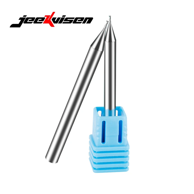 End Mill Cutting Tools 2-Flute Micro Diameter Milling Cutters for Aluminium 0.6-1 Mm High Quality