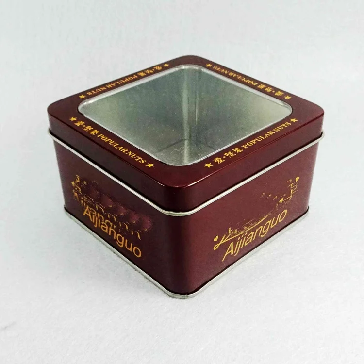 Custom Design New Square Candy Japanese Gift Tin Boxes