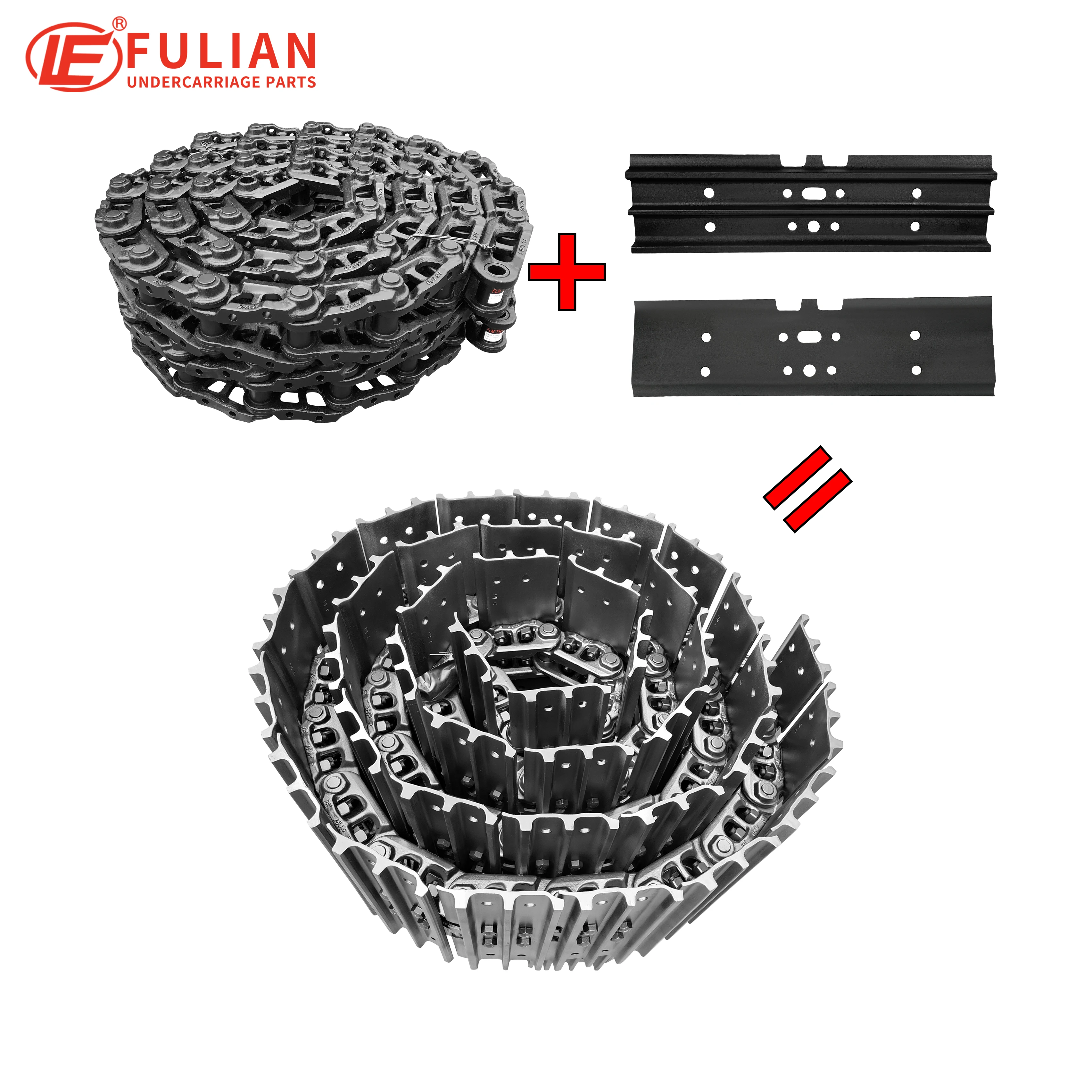 Excavator Undercarriage Spare Parts K035 KH20 KH50SR KH90H KX033 KX055 KX101 RX301 RX302 Track Link Chain Assy