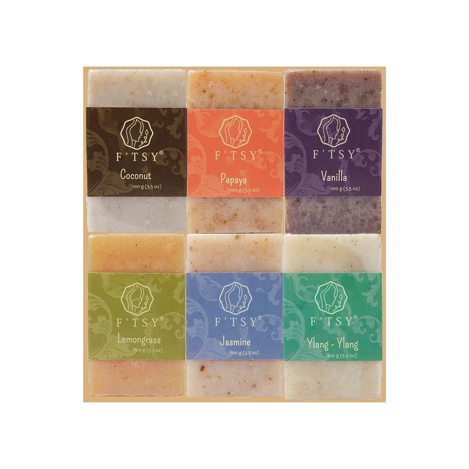 Factory Custom Manufacturer Bath Soap Wholesale Papaya Hotel Soaps Bathing Natural Soap Bar Gift Set