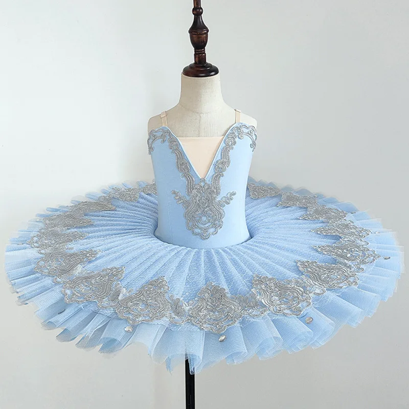 Cute Sweet Girl Princess Dress for Ballet Training Black Swan Stage Performance Tutu Age Group Children Fabric Type Tulle