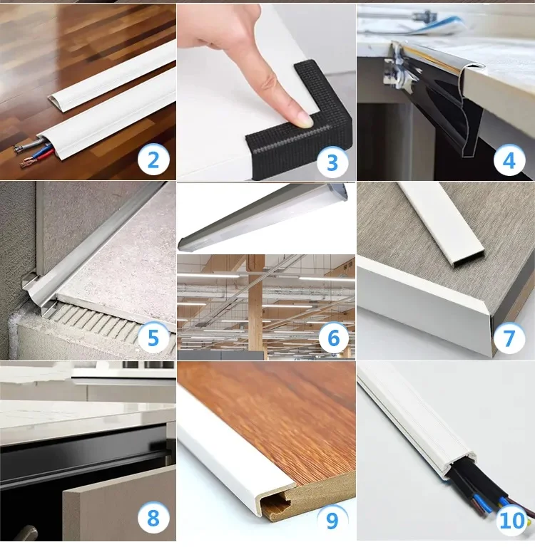 Turkey stype upvc pvc acrylic hips deco line polyethylene led plastic extrusion profile