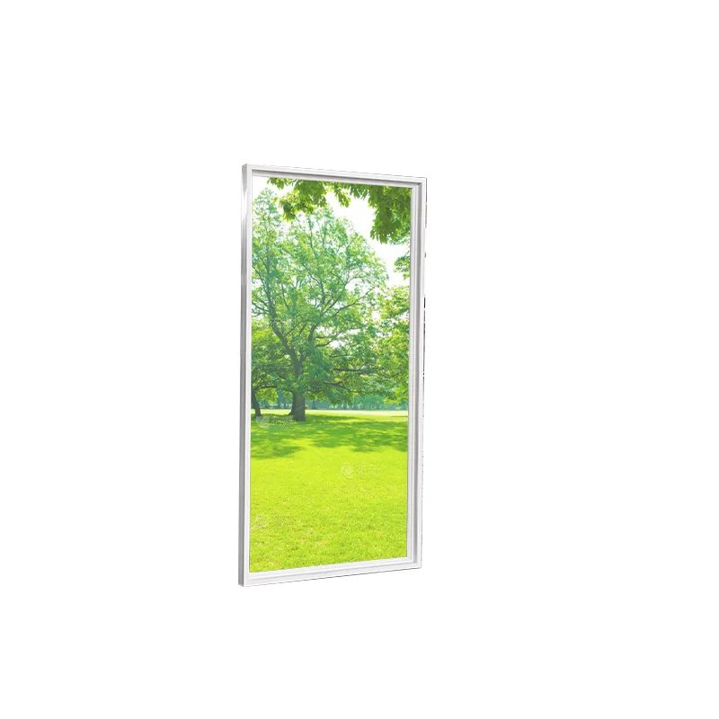 Hot sale big clear glass windows heat insulation double glass upvc profiles fixed window