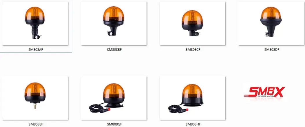 Flexible pipe warning beacon light Emark led emergency light beacons warning lights Rotary car emergency strobe flashing beacon