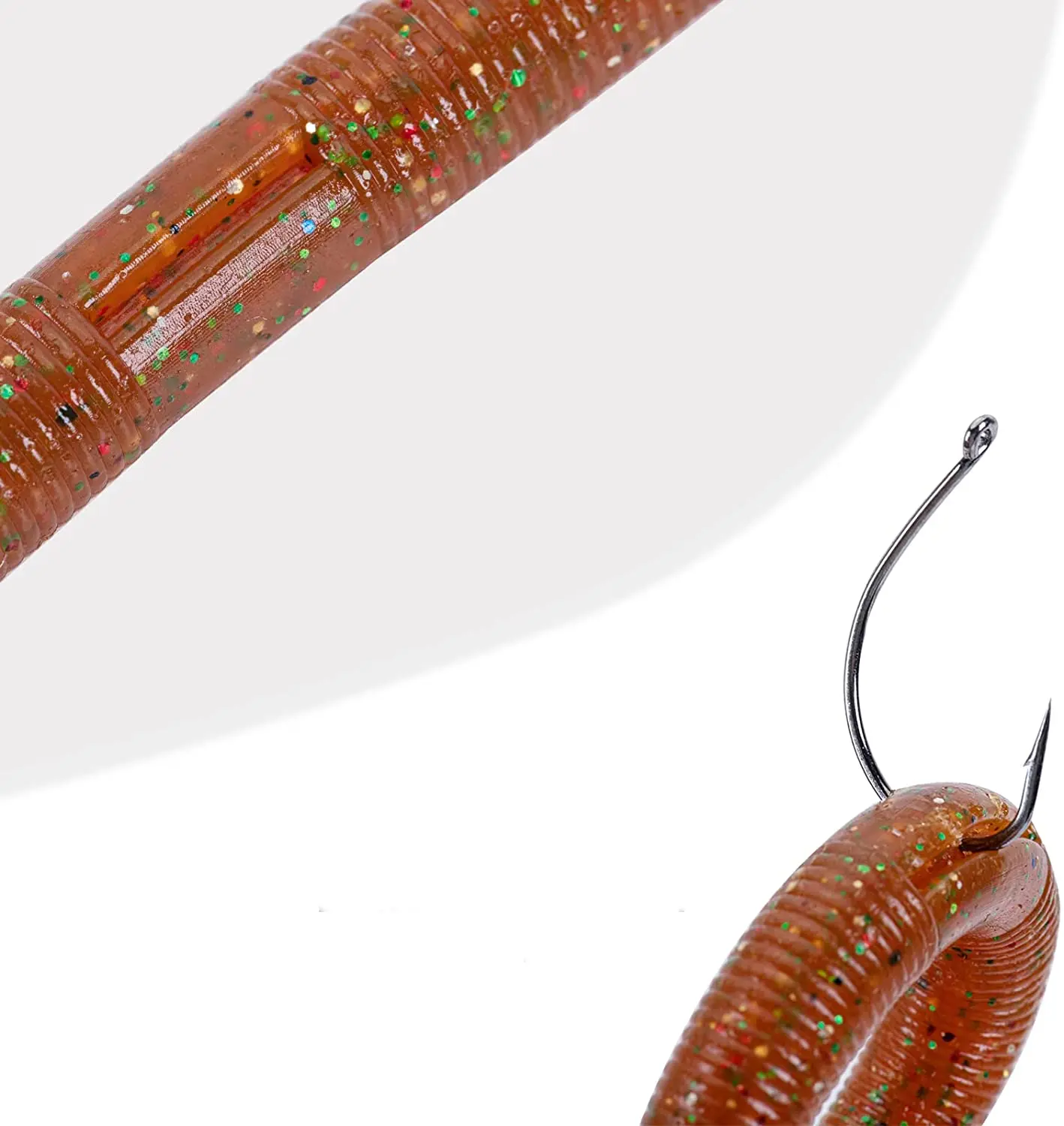 Lugworm Bionic дождевой червь из ПВХ пластиковый земляной движущиеся рыболовные приманки набор мягких приманок с крючками