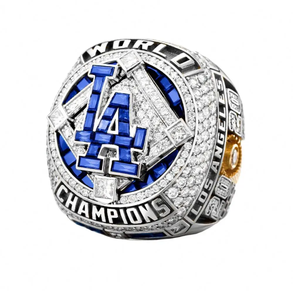 The Newest  Wholesale High Quality Alloy Jewelry 2020 Dodgers Official Championship Ring