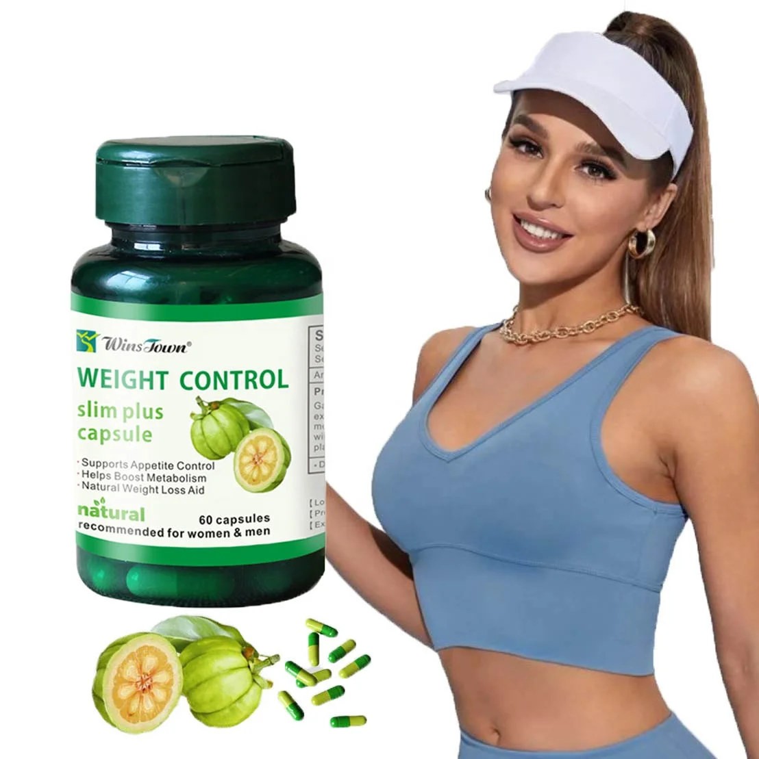 Custom strong Slim Plus Capsule Weight Control Pills Natural Herbal Supplement Women Slim Capsules for Perte de poids minceur