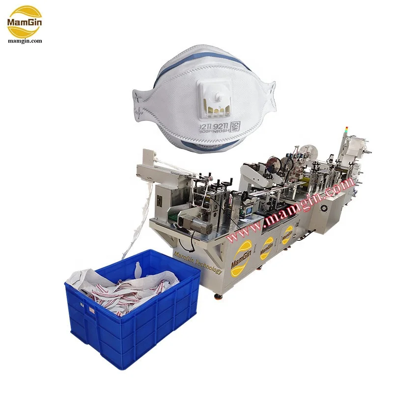 South Korea KF94 Head Strap Health Care Stapling Fish Respirator Production Line