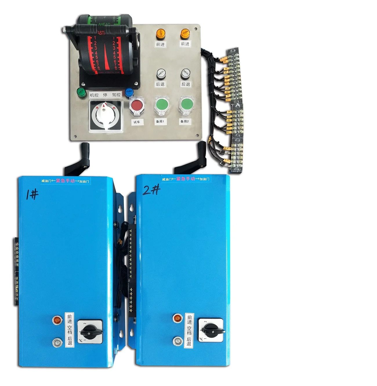 Marine Throttle control system for twin engine