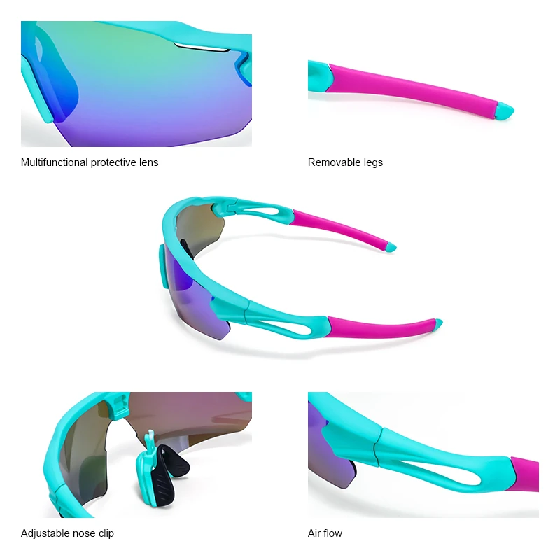 HUBO New Anti Glare Safety Polarized Lens Cycling Glasses Outdoor Sport Bike Bicycle Glasses Sunglasses