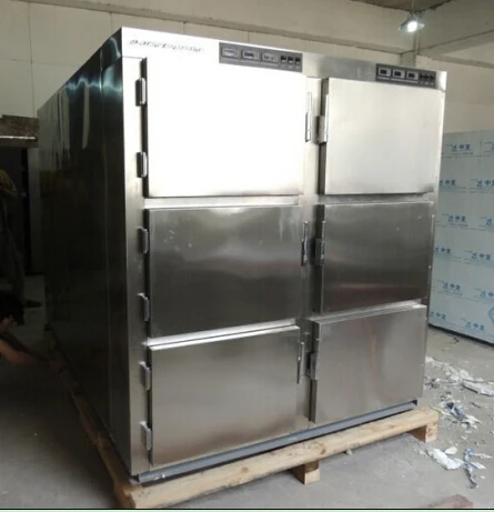 304 stainless steel 6 bodies cooler rooms cadaver freezer refrigerator mortuary fridge