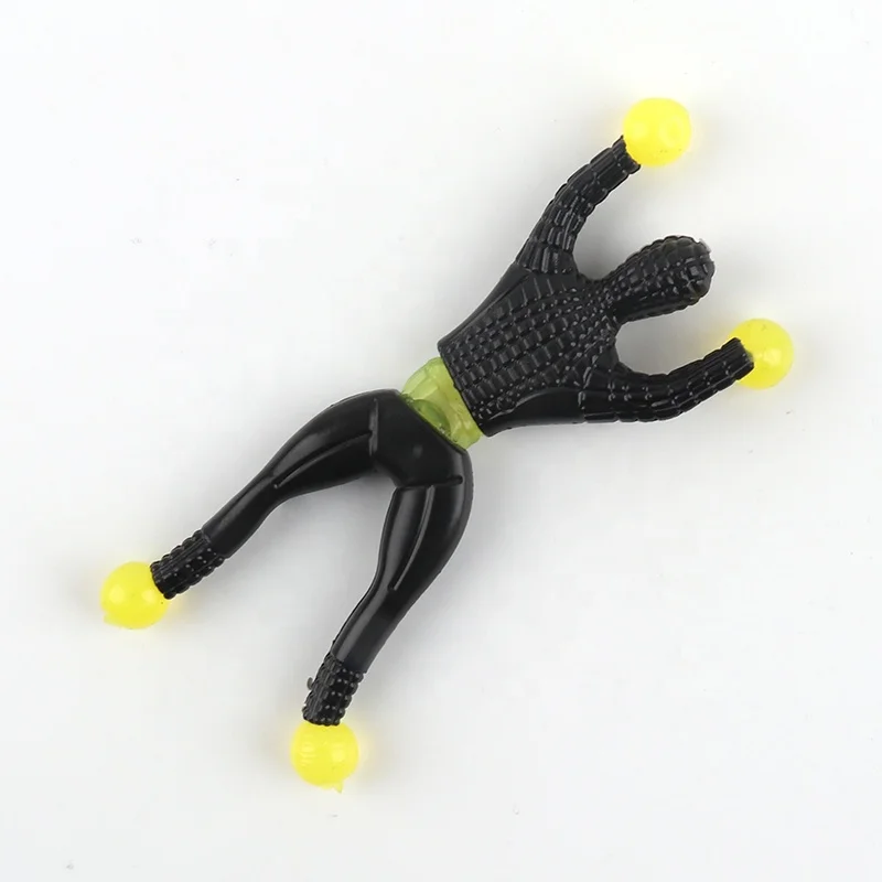 Новое поступление Забавный сенсорный Спиннер из термопластичной резины Человек-паук стена для скалолазания ниндзя фиджет-Поппер паук мужские эластичные липкие игрушки детей