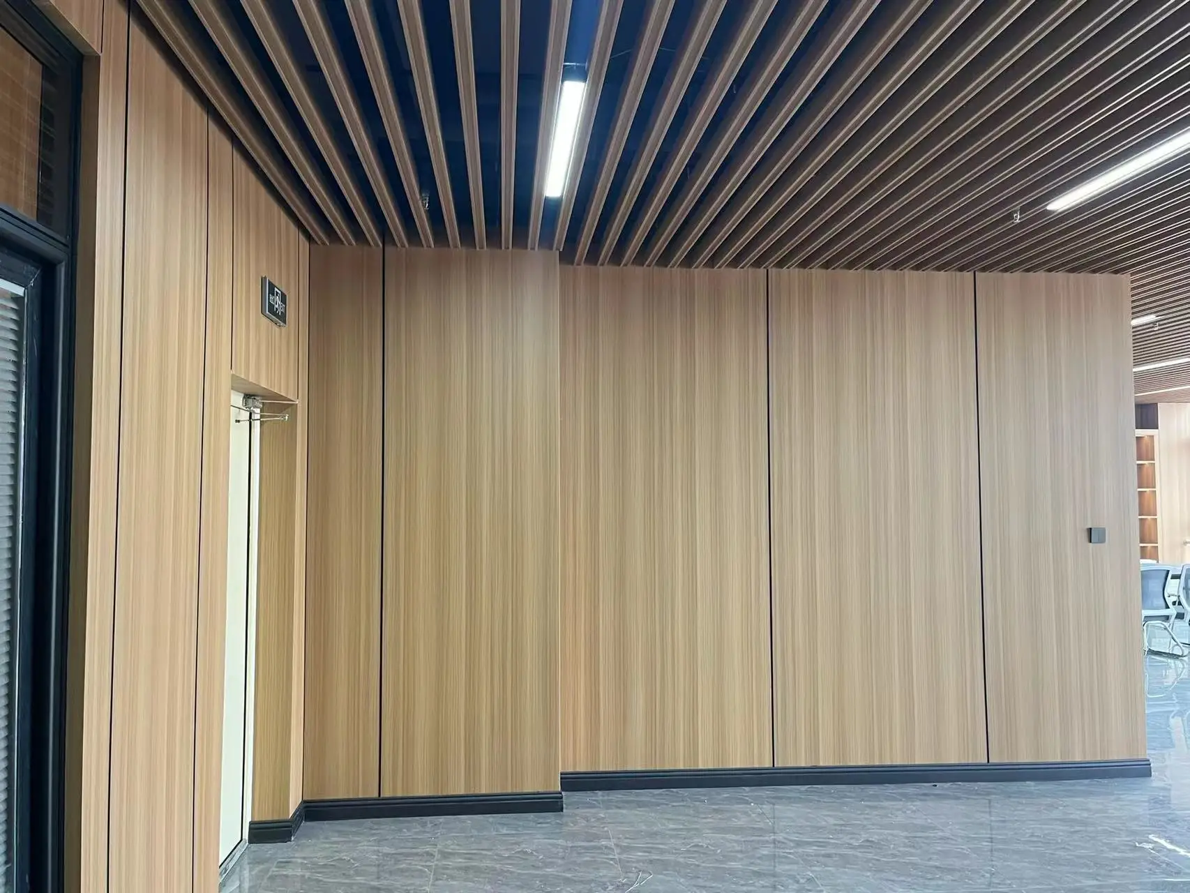 Bamboo Wood Fiber Carbon Crystal Plate Seamless Decorative Panel Solid Wood Veneer