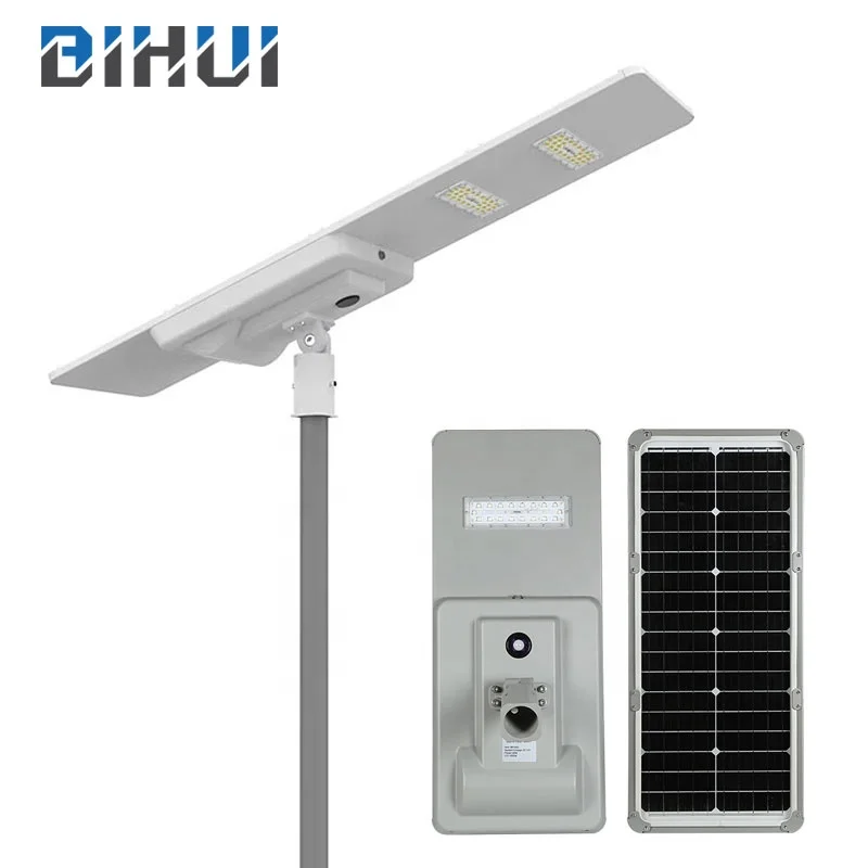 High Quality Solar Power Smart Motion Lights Ip67 Aluminum 20w 40w 100w 120w 300w All In One Solar Street Light