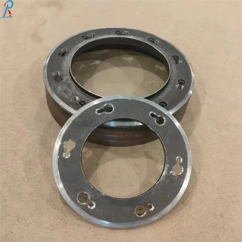 Ss400 Q235 Steel Square Carbon Steel Forged Flat Flange End Plate for Prestressed High-Strength Concrete