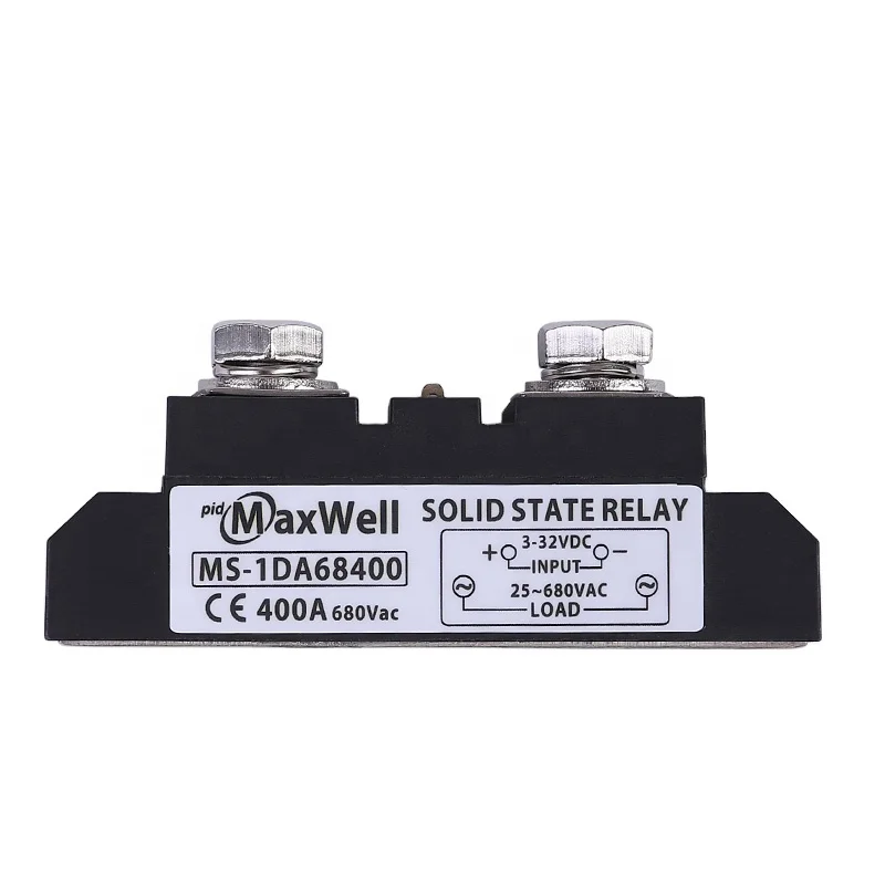 
 Промышленное твердотельное реле высокой мощности 680 в SSR DC В AC 400A  