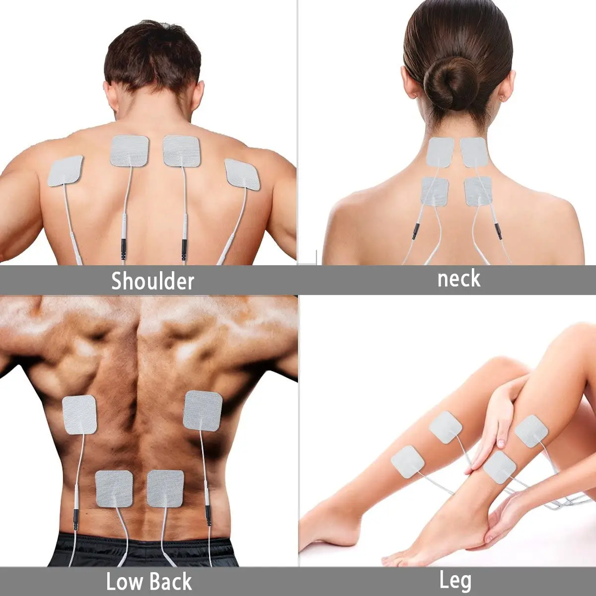 FAMIDOC Body Massage Physical Therapy Equipment Machine Massage Electronic Pulse Muscle Stimulator Tens Unit Physiotherapy