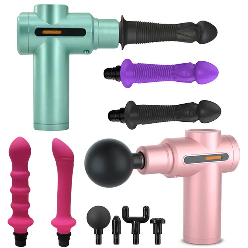 Mini Body Electronic Massage Gun Handheld Deep Tissue Percussion Muscle Massage Gun Muscle Stimulator Silicone Massage Gun