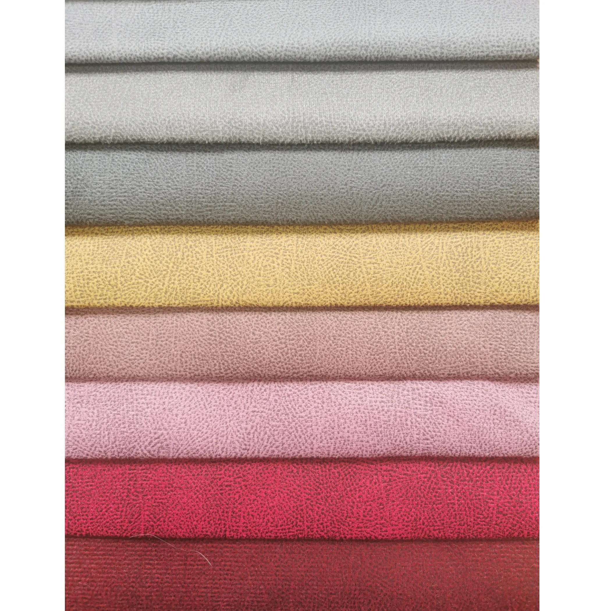 Wholesale 100% Polyester Leather Look Vinyl Fabric Synthetic Leather Fabric For Sublimation