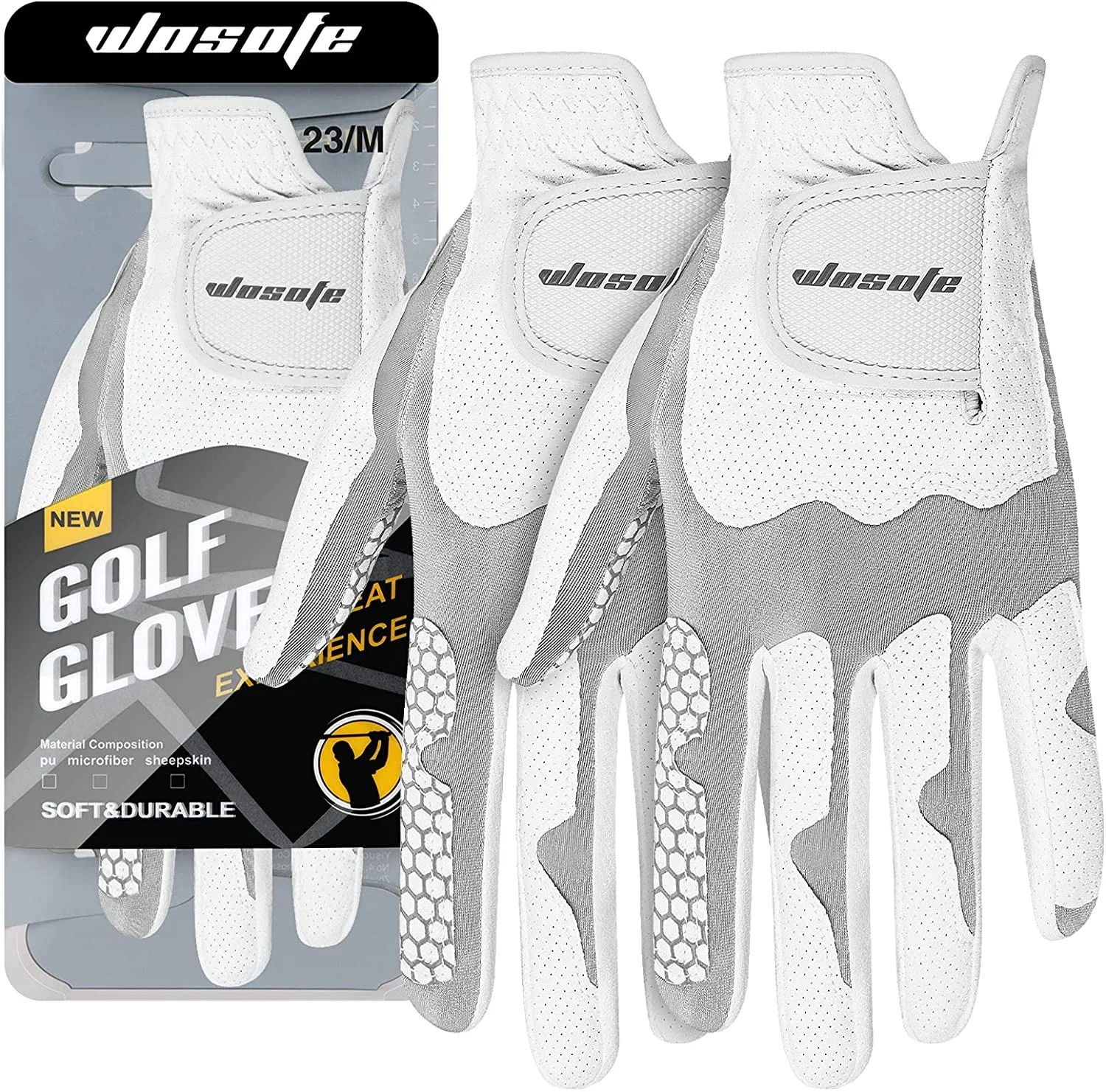 Custom factory prices Soft and comfortable Korean Nanometer Material Men Left Hand golf glove