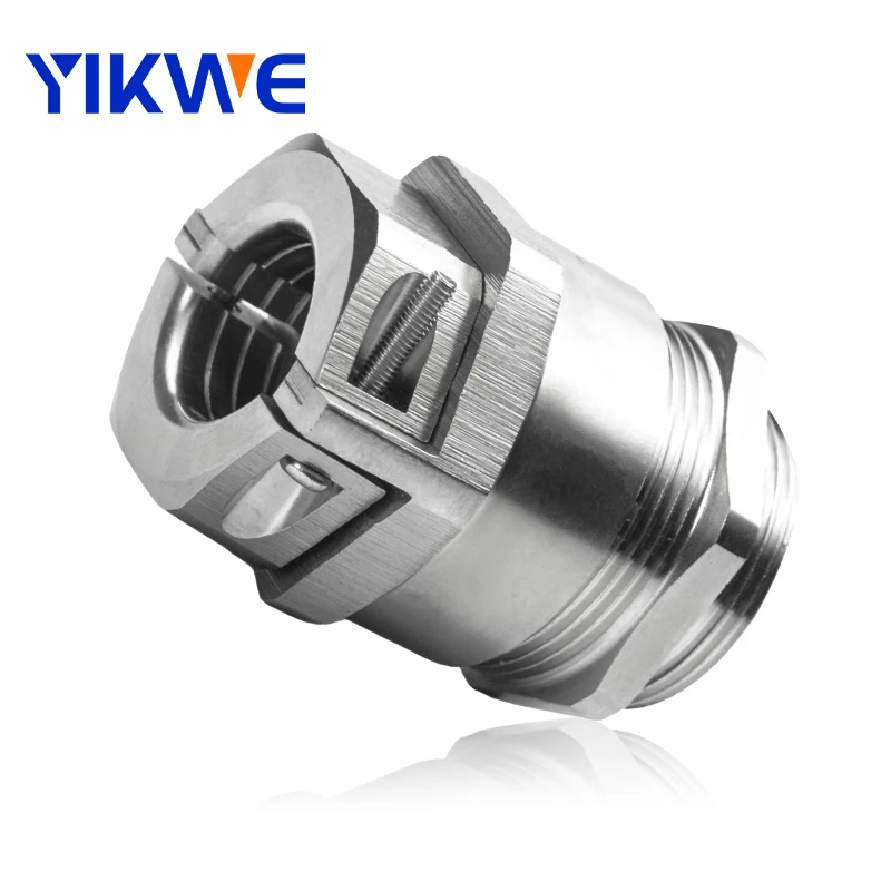 Double Lock Cable Gland waterproof IP68 PG13.5 PG 9 Stainless Steel Double Locked Metal Cable Gland