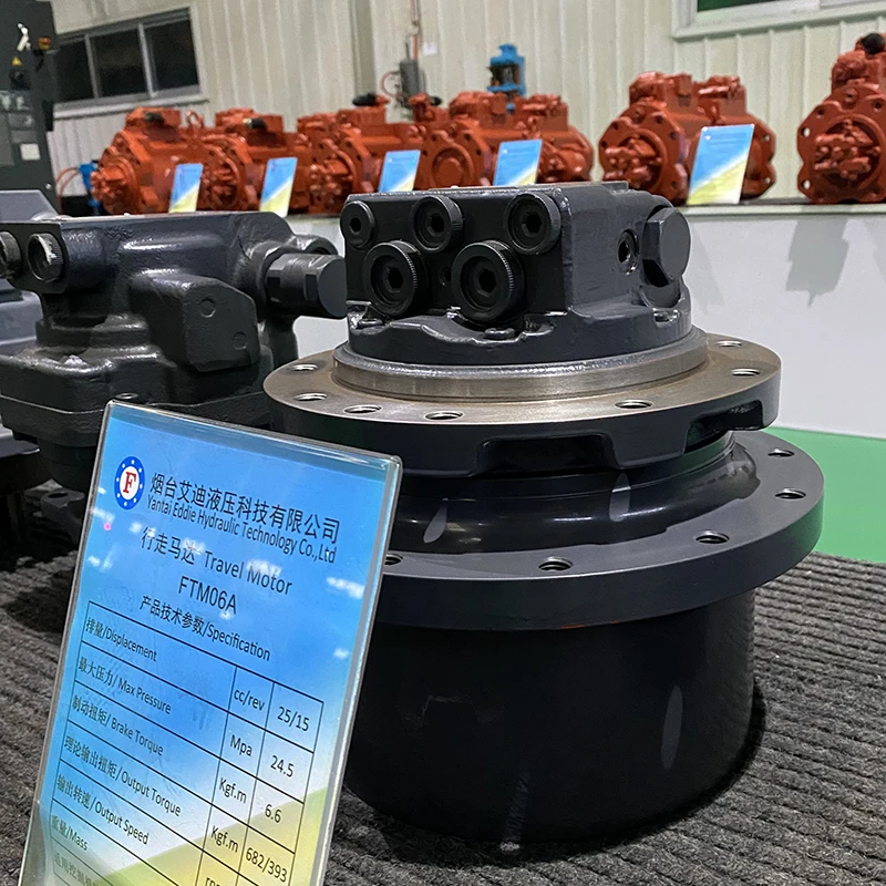 EDDIE FTM60A Excavator Travel Motor High Performance Gear Motor Valves for 28~33Tons Hydraulic Travel Motor