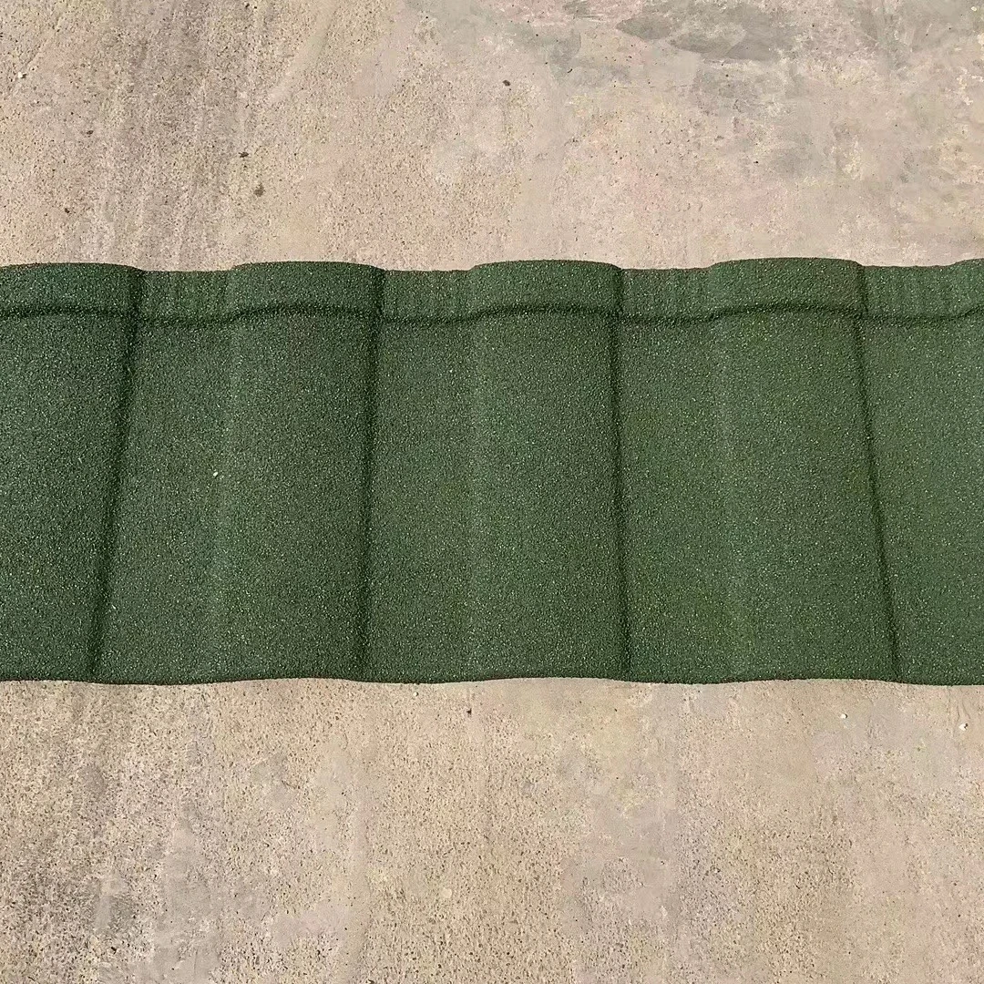 China Supplier Colored Building Materials Stone Coated Roof Tile Prepainted Tile